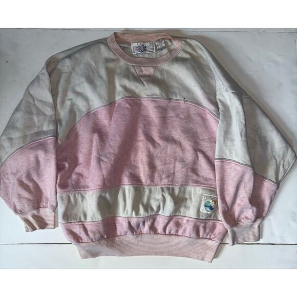Gitano plus vintage sweater 42 22W pink crewneck - Picture 1 of 9